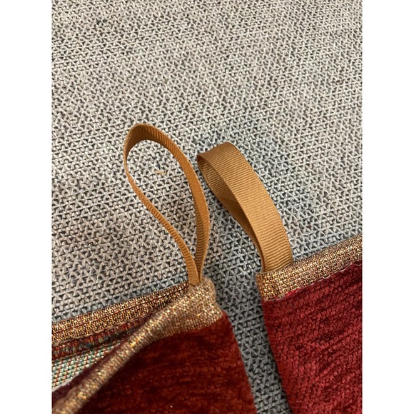 Disney Parks Victorian Mickey Minnie Mouse Christmas Stockings Set Authentic - Picture 8 of 11